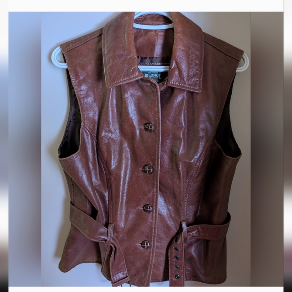 Jackets & Blazers - Leather Vest